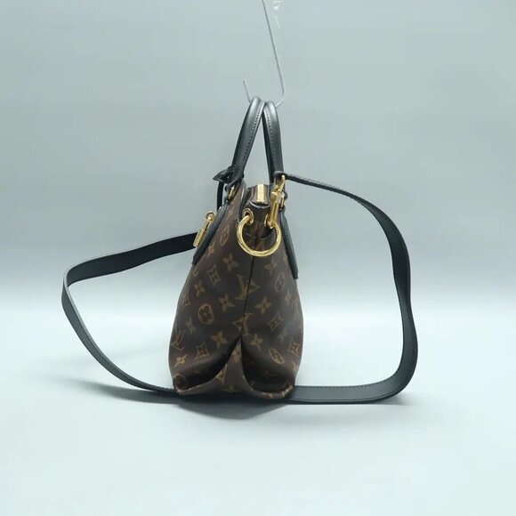 Louis Vuitton Flower Tote Brown Monogram Canvas Satchel 1641-122624 - Picture 3 of 12